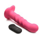 Simply Sweet 21x Vibrating Ribbed Rechargeable Silicone Dildo with Remote