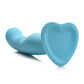 Simply Sweet 21x Vibrating Thick Rechargeable Silicone Dildo with Remote