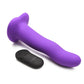 Simply Sweet 21x Vibrating Wavy Rechargeable Silicone Dildo with Remote