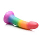 Simply Sweet Phallic Silicone Rainbow Dildo