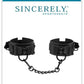 Sincerely Bow Tie Cuffs - Black