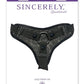 Sincerely Lace Strap-On Harness - Black