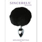 Sincerely Metal Bunny Butt Plug - Black/Metal/Silver