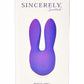 Sincerely Peace Vibe Silicone Rechargeable Vibrator - Purple