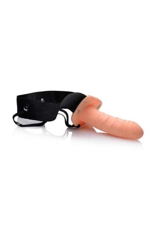 Size Matters Erection Assist Hollow Strap-On - Vanilla