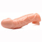 Size Matters Penis Extender Sleeve - Flesh/Vanilla - 2in