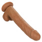 Size Queen Dildo - Chocolate - 10in