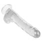 Size Queen Dildo - Clear - 10in