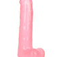Size Queen Dildo - Pink - 8in