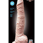 Skinsations Cocksaurus Dildo Silicone - Vanilla - 11in