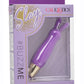 Slay #Buzzme Rechargeable Silicone Rabbit Ears Bullet Vibrator - Purple