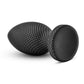 Spark Silicone Butt Plug - Small - Carbon Fiber