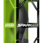 Spark Silicone Butt Plug - Small - Carbon Fiber - Black