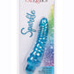 Sparkle Glitter Jack Vibrator Waterproof - Blue - 5.75in