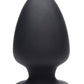 Squeeze-It Squeezable Silicone Anal Plug - Black - Large