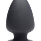 Squeeze-It Squeezable Silicone Anal Plug - Black - Medium