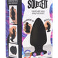 Squeeze-It Squeezable Silicone Anal Plug - Black - Small