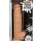 Squirting Fuck Stick Rechargeable Silicone Realistic Dong with Suction Cup - Vanilla
