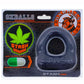 Stash Cock Ring with Aluminum Capsule Insert - Black