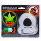 Stash Cock Ring with Aluminum Capsule Insert - Clear