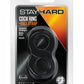 Stay Hard Cock Ring and Ball Strap - Black