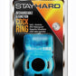 Stay Hard Rechargeable 5 Function Cock Ring - Blue