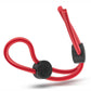 Stay Hard Silicone Double Loop Cock Ring - Red