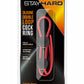 Stay Hard Silicone Double Loop Cock Ring - Red