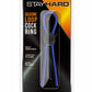 Stay Hard Silicone Loop Cock Ring - Blue
