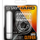 Stay Hard Vibrating Super Clitifier Cock Ring with Bullet - Clear