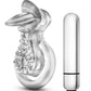 Stay Hard Vibrating Tongue Ring - Clear/Silver