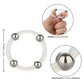 Steel Beaded Silicone Cock Ring