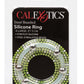 Steel Beaded Silicone Cock Ring - Clear - Large/XLarge