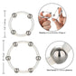 Steel Beaded Silicone Ring