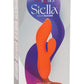 Stella Liquid Silicone Dual Teaser Rechargeable Vibrator - Orange