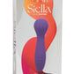Stella Liquid Silicone O Wand Rechargeable Silicone Vibrator - Purple