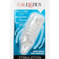 Stimulation Enhancer Textured Penis Sleeve - Clear - 4.25in