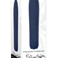 Straight Forward Rechargeable Silicone Vibrator - Blue