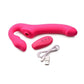 Strap U Licking Vibrating Rechargeable Silicone Strapless Strap-On with Remote Control