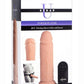 Strap U Power Player 28x Vibrating Rechargeable Silicone Dildo with Remote Control - Vanilla