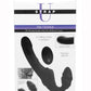 Strap U Pro Rider Rechargeable Silicone Strapless Strap-On with Remote Control - Black