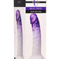 Strap U Real Swirl Realistic Silicone Dildo - Purple