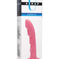 Strap U Ripples Strap-On Compatible Silicone 6.75in Dildo - Pink