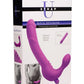 Strap U Royal Revolver Vibrating Silicone Strapless Strap-On - Black/Purple