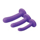 Strap U Tri-Play 3 Piece Silicone Dildo