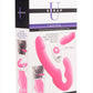 Strap U Urge Rechargeable Silicone Strapless Strap-On with Remote Control - Pink
