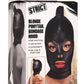 Strict Blonde Ponytail Bondage Hood - Black
