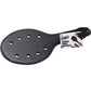 Strict Deluxe Rounded Paddle with Holes - Black