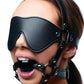Strict Eye Mask Harness with Ball Gag
