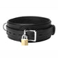 Strict Leather Premium Locking Collar - Black